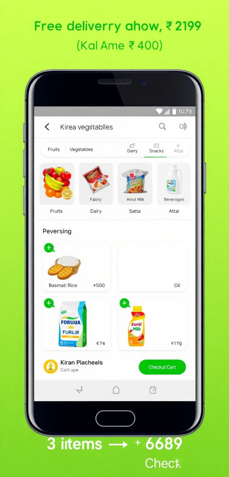 Kirana grocery app